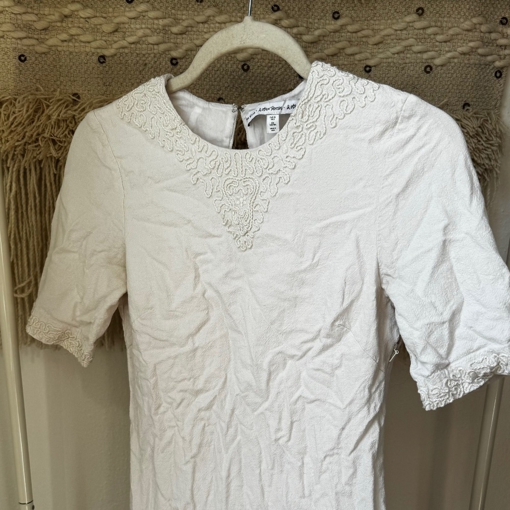 Cream Mini Dress